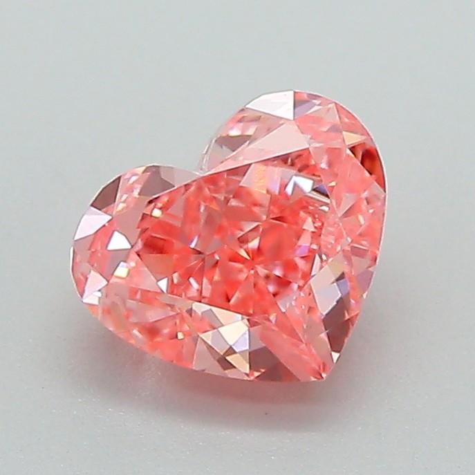 1.20 Ct. Fancy Vivid Pink Heart Lab Grown Diamond