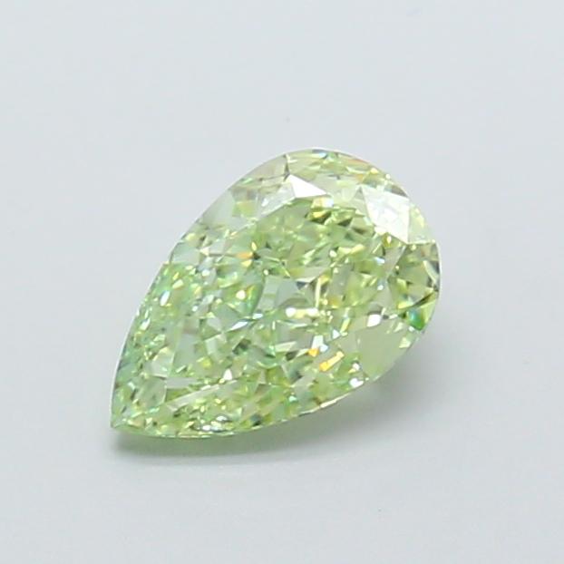 1.60 Ct. Fancy Vivid Green Pear Lab Grown Diamond