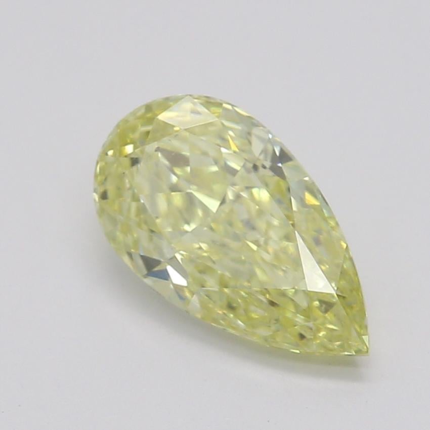 0.69 Ct. Fancy Yellow Pear Diamond