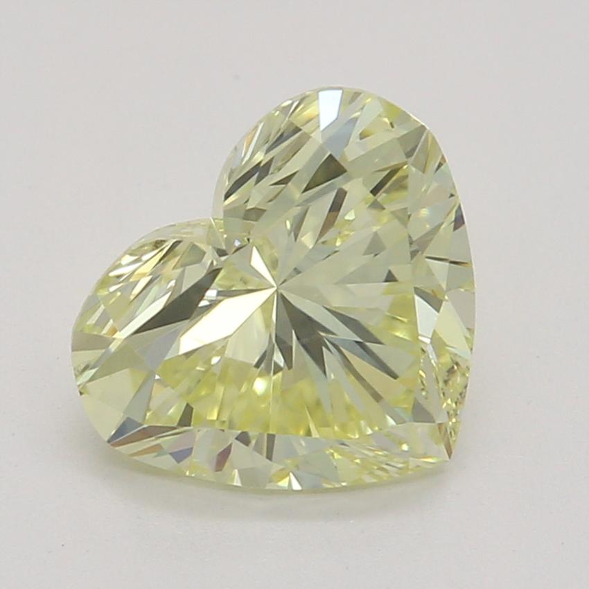 1.00 Ct. Fancy Light Yellow Heart Diamond