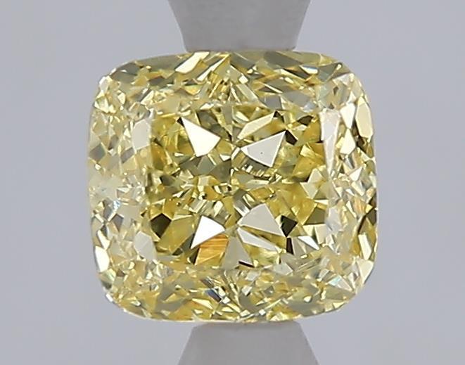 1.10 Ct. Fancy Intense  Yellow Cushion Lab Grown Diamond