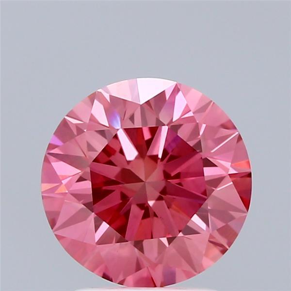 2.50 Ct. Fancy Vivid Pink Round Lab Grown Diamond