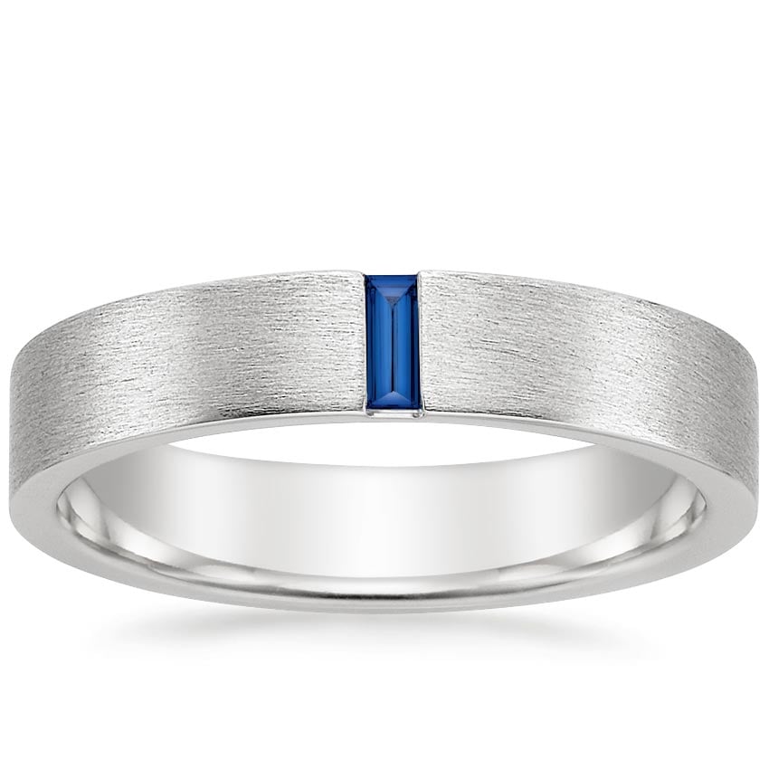 Sapphire Baguette Men's Ring | Apollo 