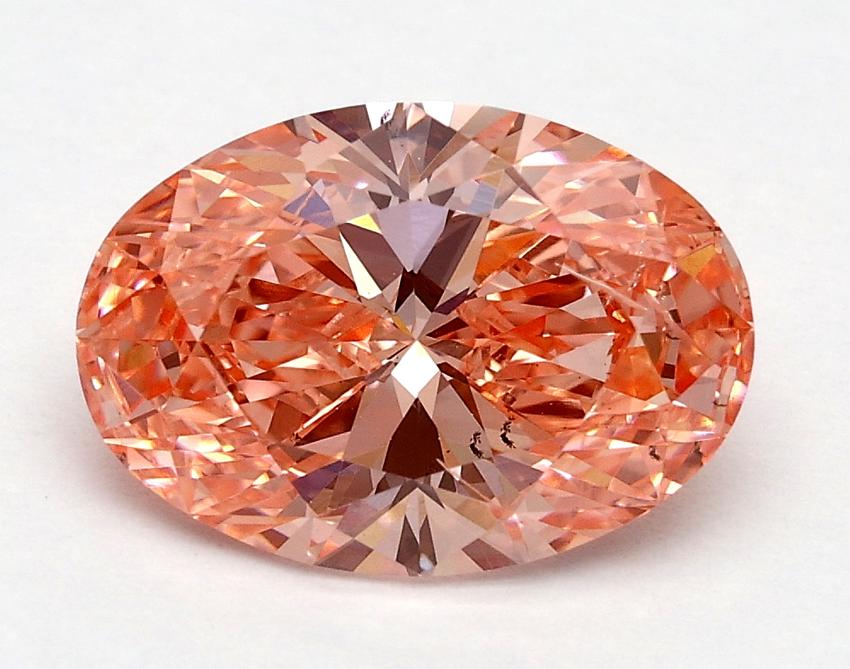 1.70 Ct. Fancy Vivid Pink Oval Lab Grown Diamond