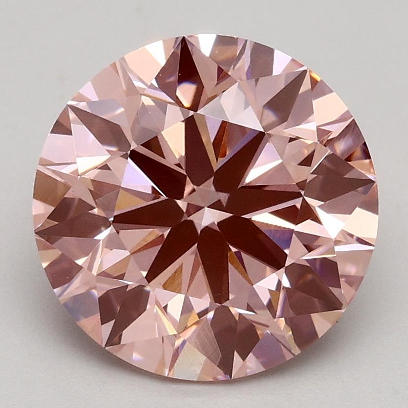 2.36 Ct. Fancy Intense Pink Round Lab Grown Diamond
