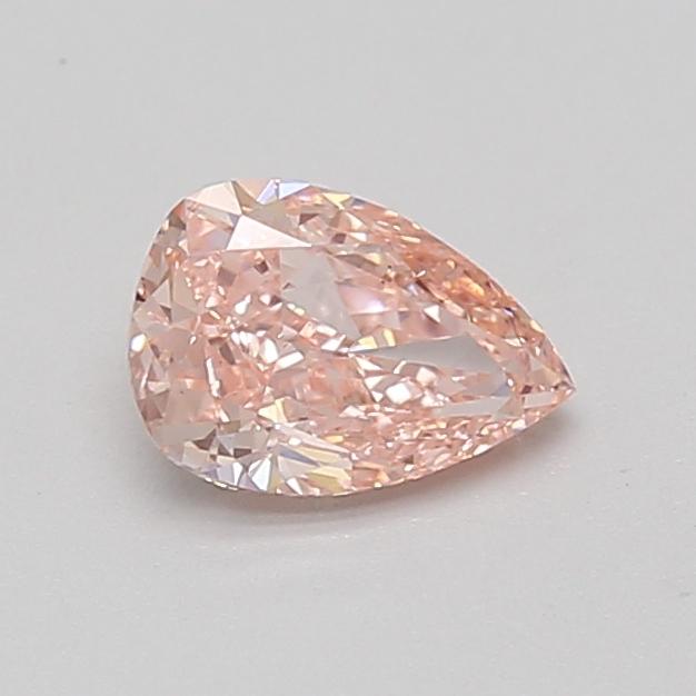 0.76 Ct. Fancy Vivid Pink Pear Lab Grown Diamond