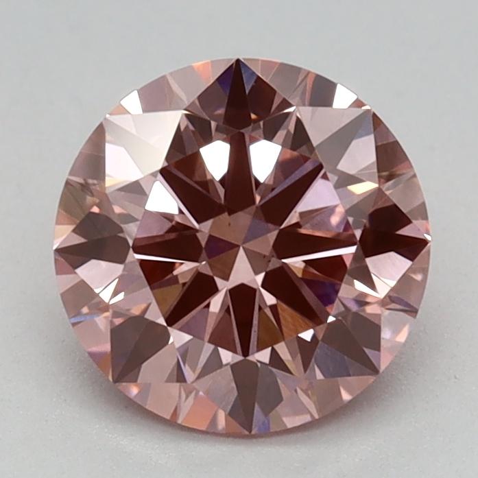 1.01 Ct. Fancy Intense Pink Round Lab Grown Diamond