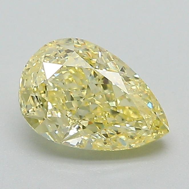 1.02 Ct. Fancy Intense Yellow Pear Lab Grown Diamond