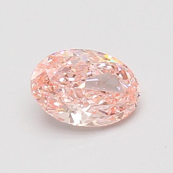 0.56 Ct. Fancy Vivid Pink Oval Lab Grown Diamond