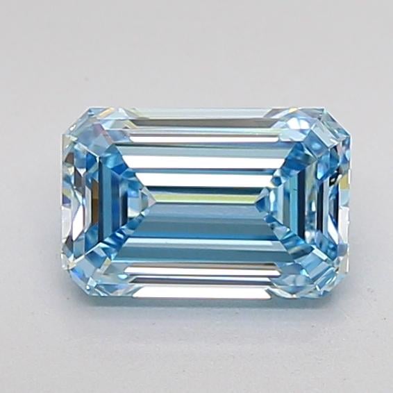 2.09 Ct. Fancy Intense Blue Emerald Lab Grown Diamond