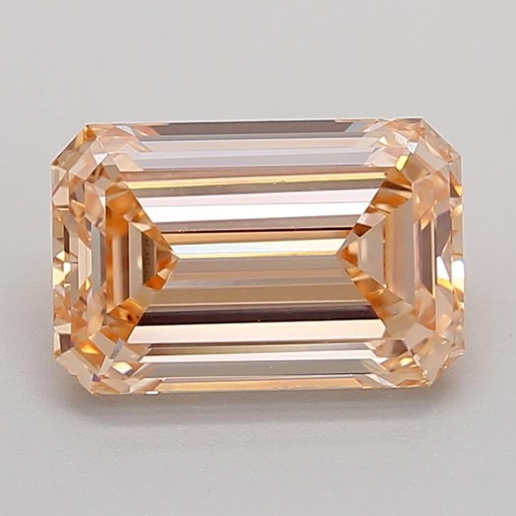 1.87 Ct. Fancy Intense Pinkish Orange Emerald Lab Grown Diamond