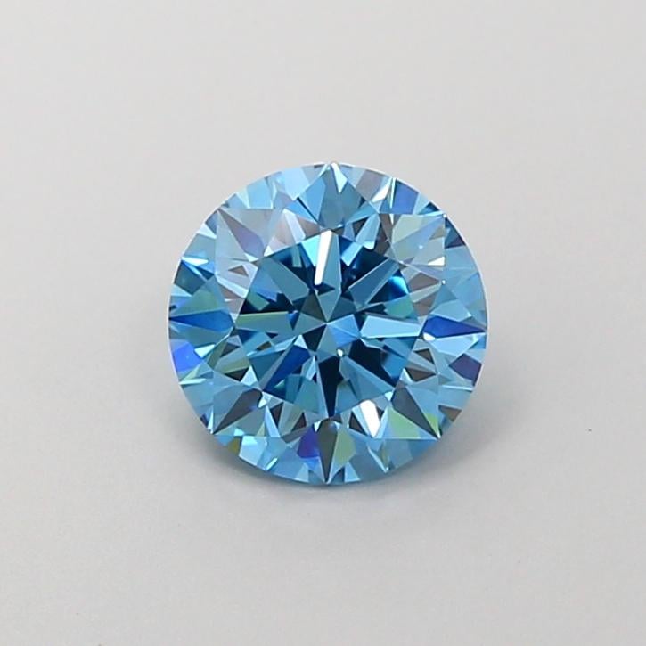 1.15 Ct. Fancy Vivid  Blue Round Lab Grown Diamond