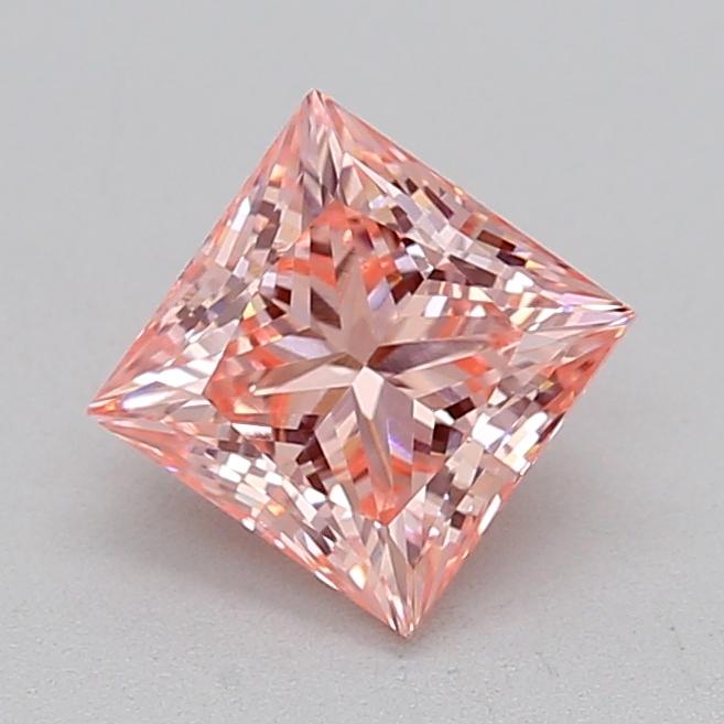 1.04 Ct. Fancy Vivid  Pink Princess Lab Grown Diamond