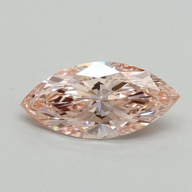0.59 Ct. Fancy Intense Pink Marquise Lab Grown Diamond