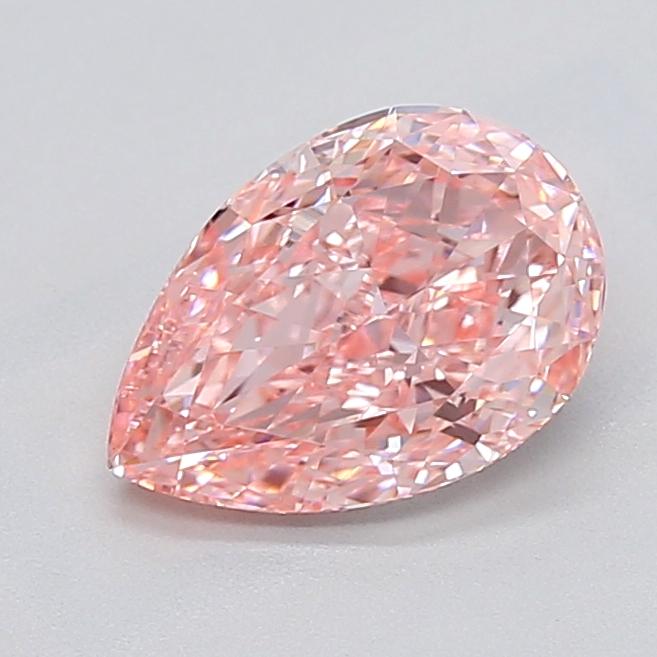 1.92 Ct. Fancy Vivid  Pink Pear Lab Grown Diamond