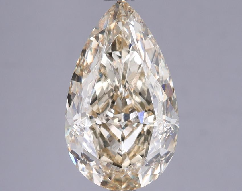 3.21 Ct. Fancy Yellow Pear Lab Grown Diamond