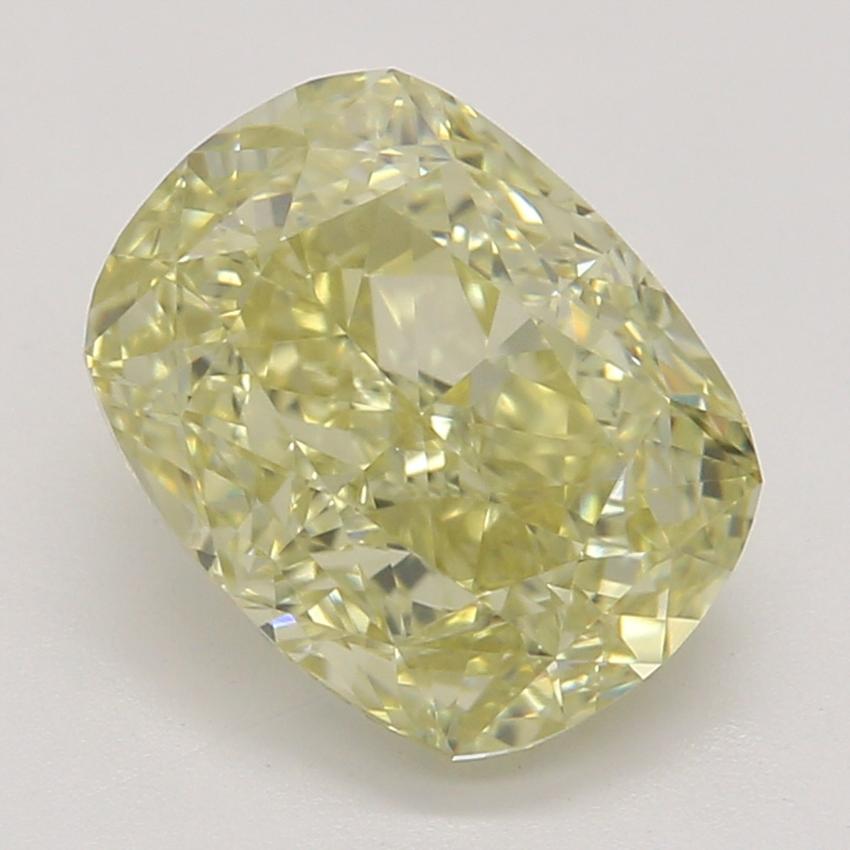 1.52 Ct. Fancy Light Yellow Cushion Diamond