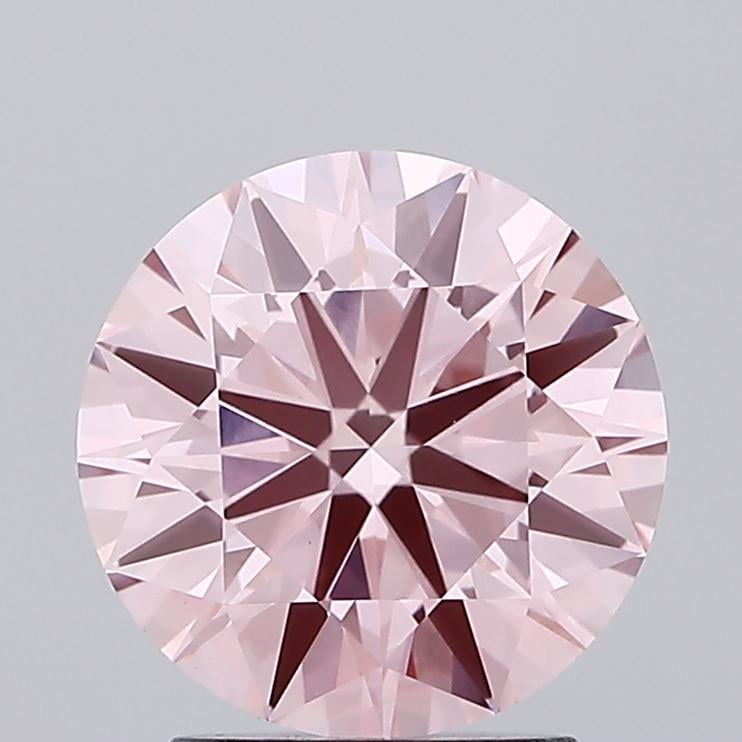 2.13 Ct. Fancy Intense Pink Round Lab Grown Diamond