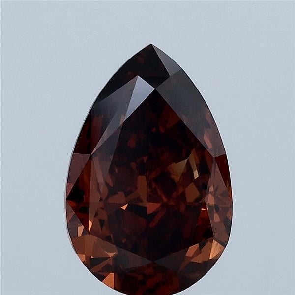 2.00 Ct. Fancy Orange Pear Lab Grown Diamond