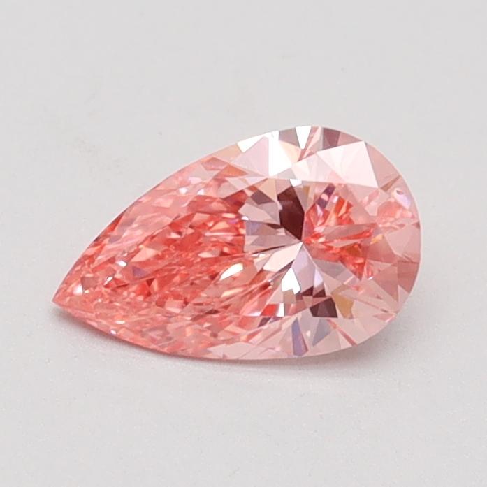 0.51 Ct. Fancy Intense Pink Pear Lab Grown Diamond