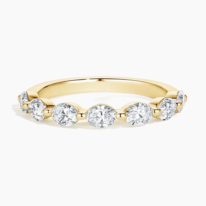 Rose gold diamond engagement ring with surprise diamond details