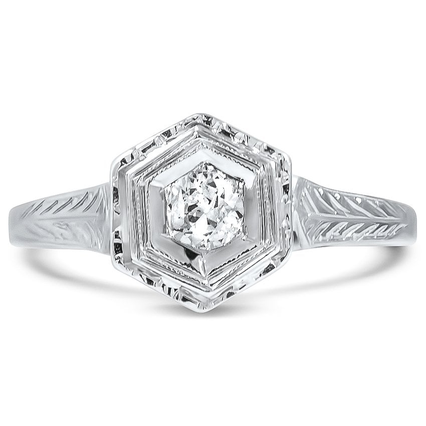 Art Deco Diamond Vintage Ring