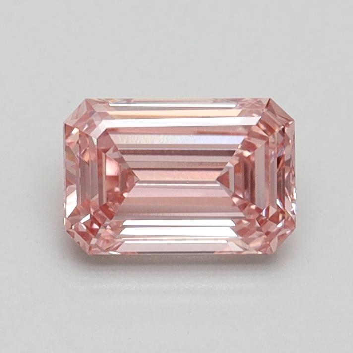0.70 Ct. Fancy Intense Pink Emerald Lab Grown Diamond