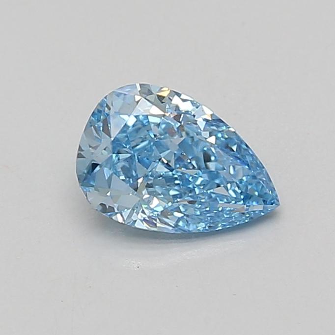 0.99 Ct. Fancy Vivid Blue Pear Lab Grown Diamond