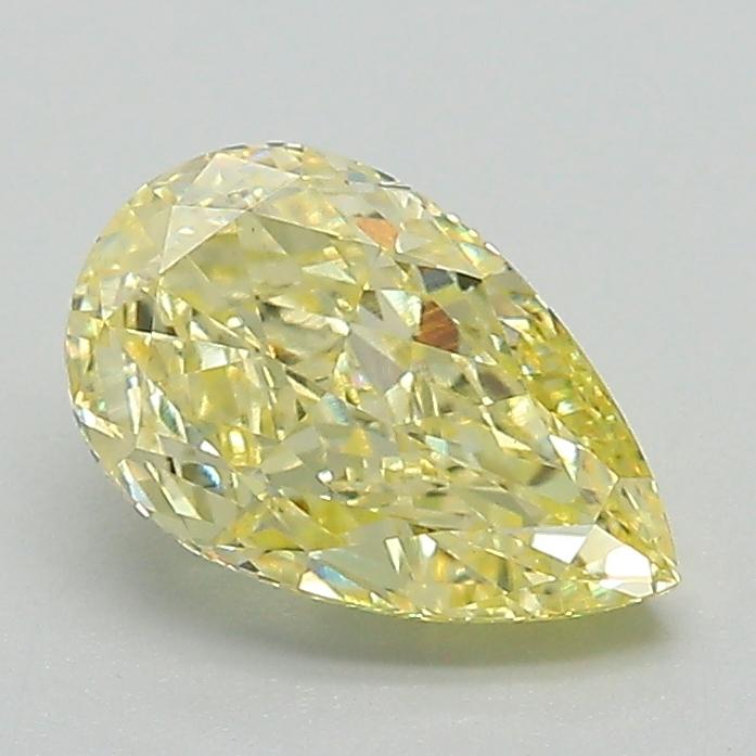 1.33 Ct. Fancy Intense Yellow Pear Lab Grown Diamond