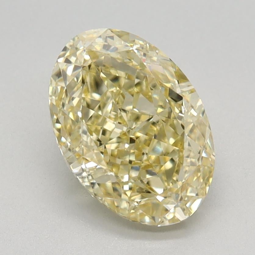 1.52 Ct. Fancy Intense Yellow Oval Lab Grown Diamond