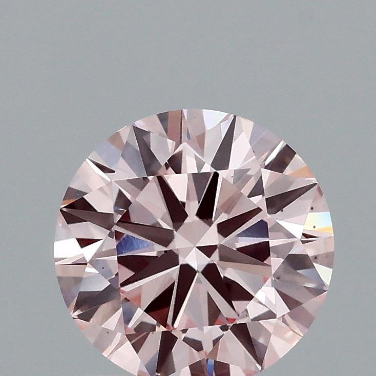 1.51 Ct. Fancy Intense Pink Round Lab Grown Diamond