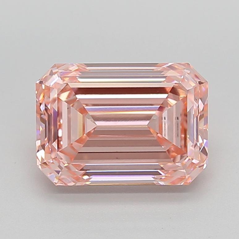 3.72 Ct. Fancy Intense  Pink Emerald Lab Grown Diamond