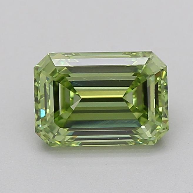 1.02 Ct. Fancy Vivid  Green Emerald Lab Grown Diamond