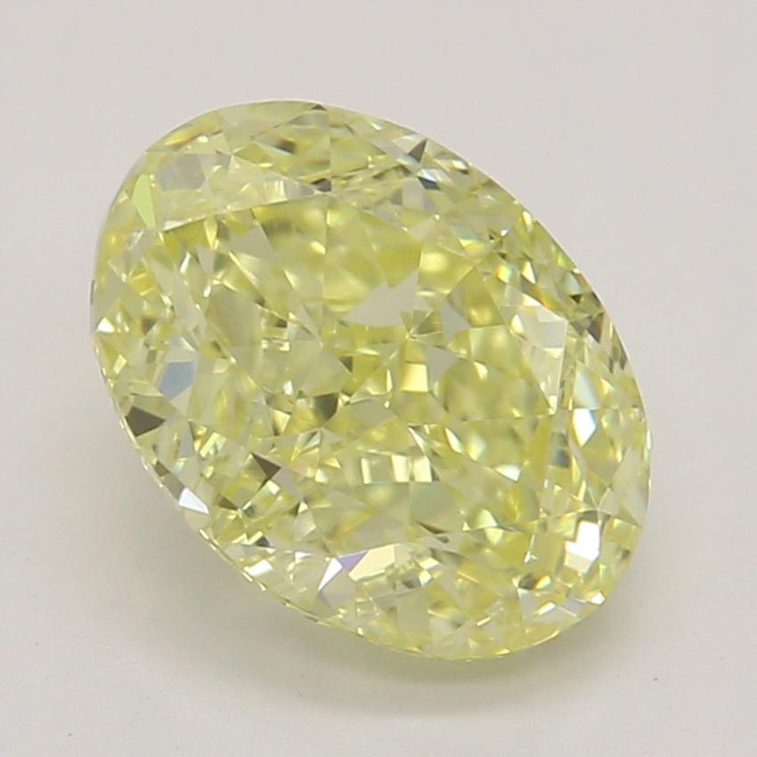 1.12 Ct. Fancy Intense Yellow Oval Diamond