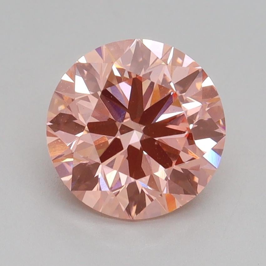 1.75 Ct. Fancy Intense Pink Round Lab Grown Diamond