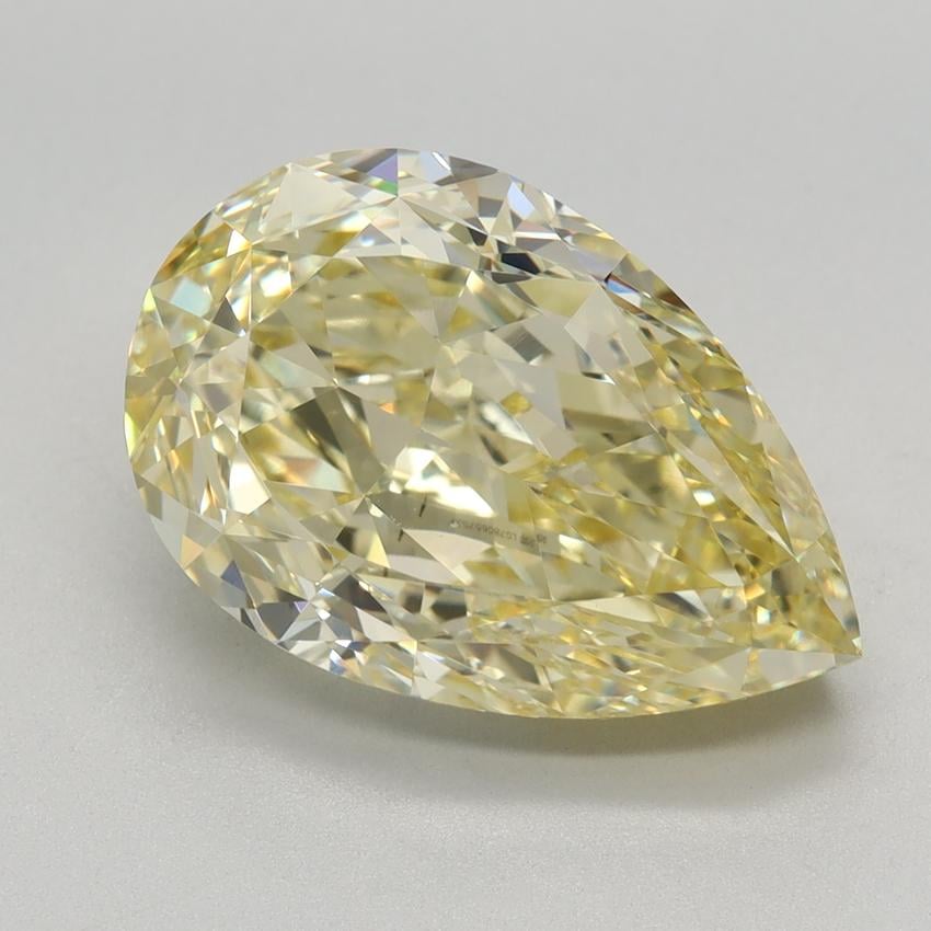 5.23 Ct. Fancy Yellow Pear Lab Grown Diamond