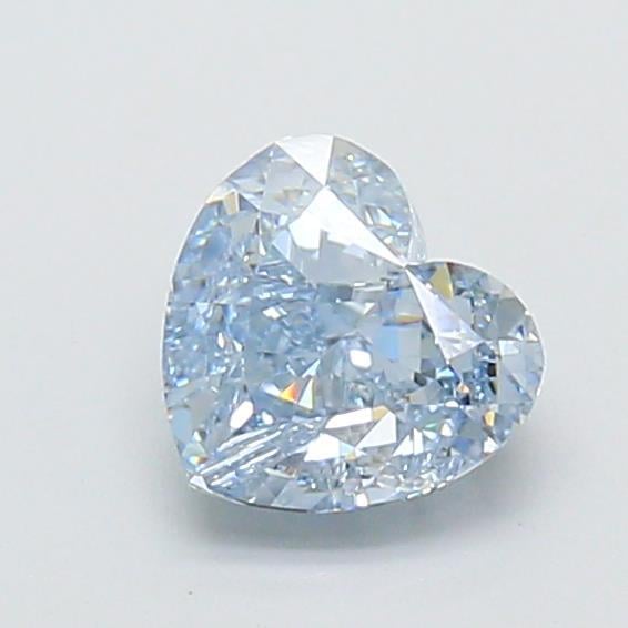 1.03 Ct. Fancy  Blue Heart Lab Grown Diamond