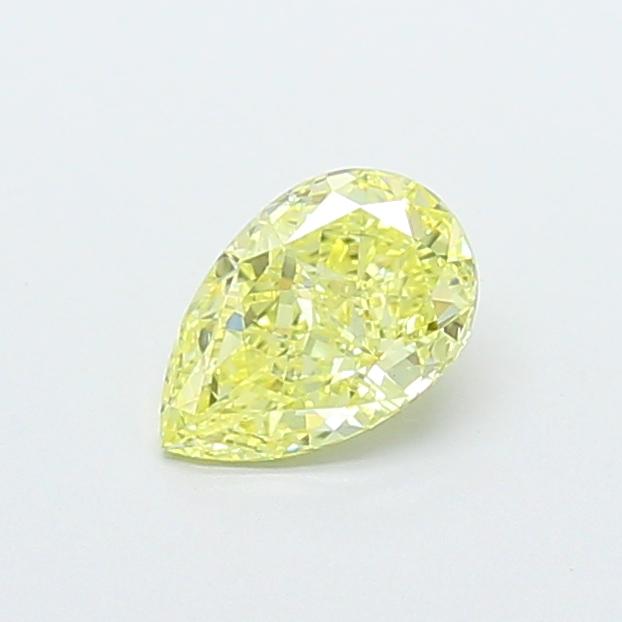 0.90 Ct. Fancy Intense Yellow Pear Lab Grown Diamond