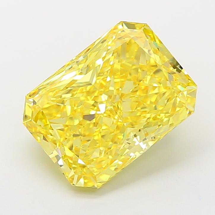 4.65 Ct. Fancy Yellow Radiant Lab Grown Diamond