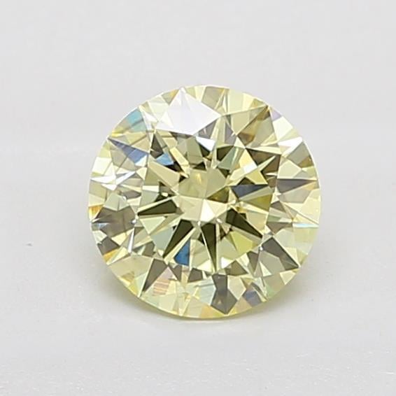 1.26 Ct. Fancy Yellow Round Lab Grown Diamond