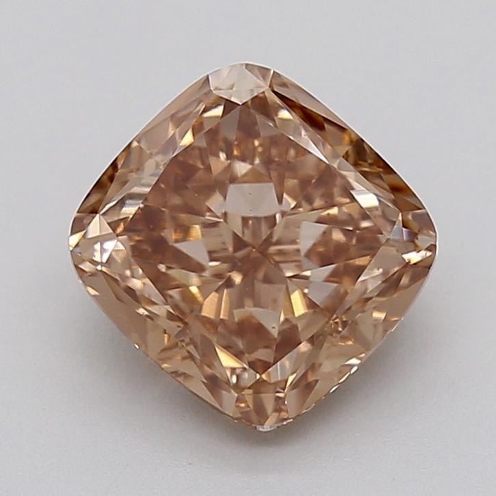 2.05 Ct. Fancy Light  Brown Cushion Lab Grown Diamond