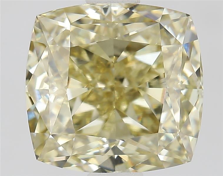 2.03 Ct. Fancy Yellow Cushion Lab Grown Diamond
