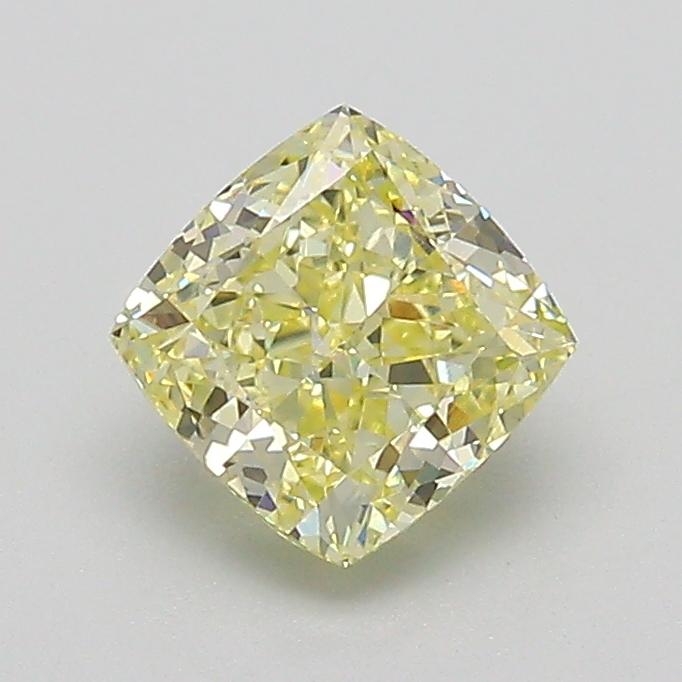 1.00 Ct. Fancy  Yellow Cushion Lab Grown Diamond