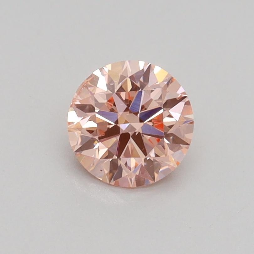 0.60 Ct. Fancy Intense Pink Round Lab Grown Diamond
