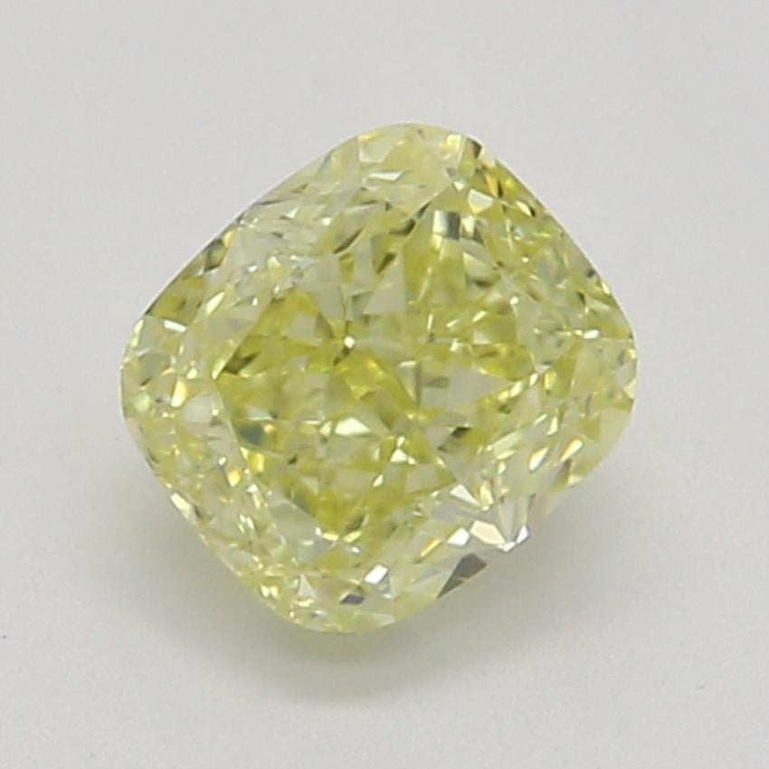 0.36 Ct. Fancy Yellow Cushion Diamond