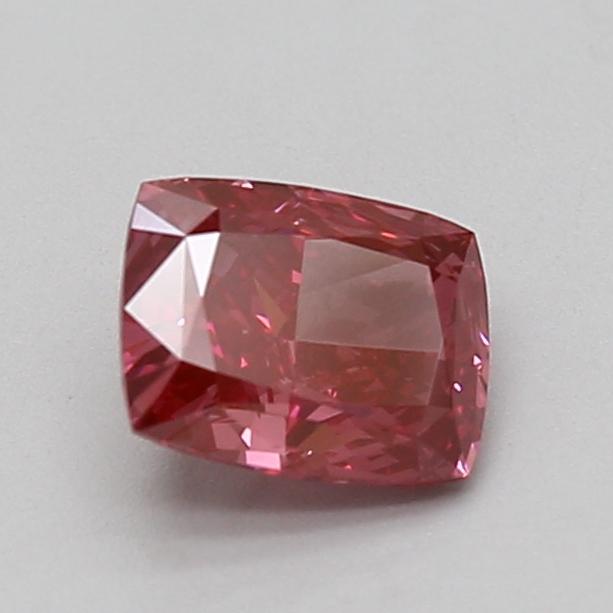 1.10 Ct. Fancy Vivid Pink Cushion Lab Grown Diamond