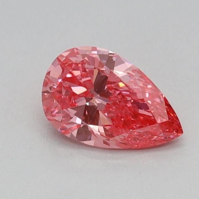 0.26 Ct. Fancy Vivid Pink Pear Lab Grown Diamond