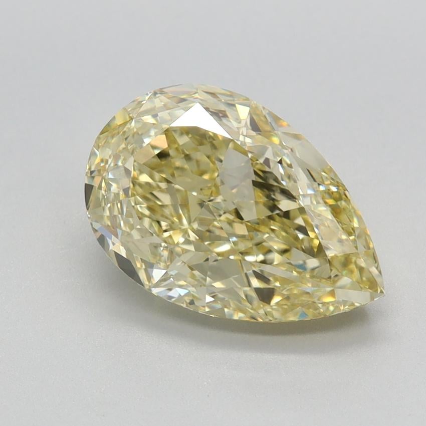 2.68 Ct. Fancy Intense Yellow Pear Lab Grown Diamond