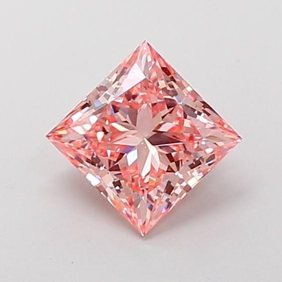 1.53 Ct. Fancy Vivid Pink Princess Lab Grown Diamond