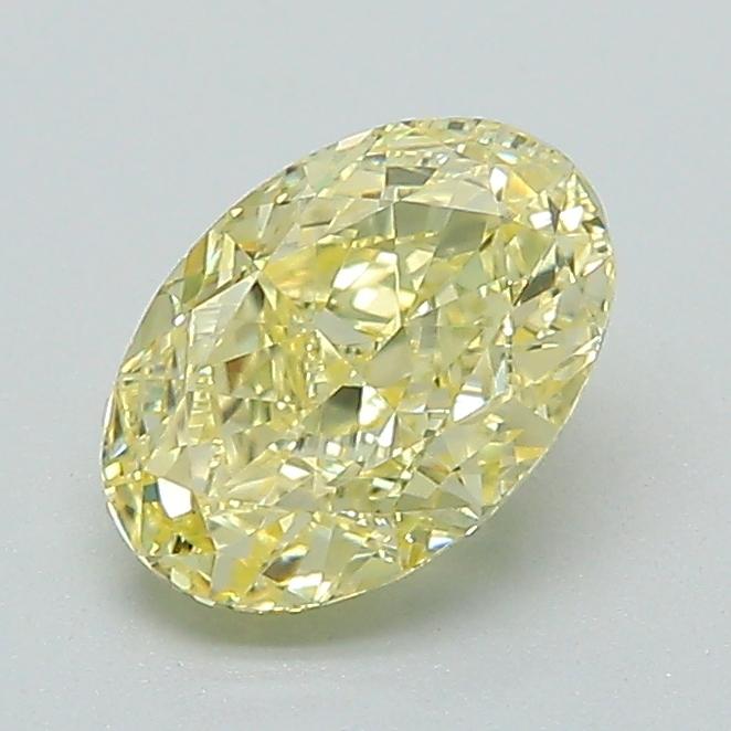 1.07 Ct. Fancy Yellow Oval Lab Grown Diamond